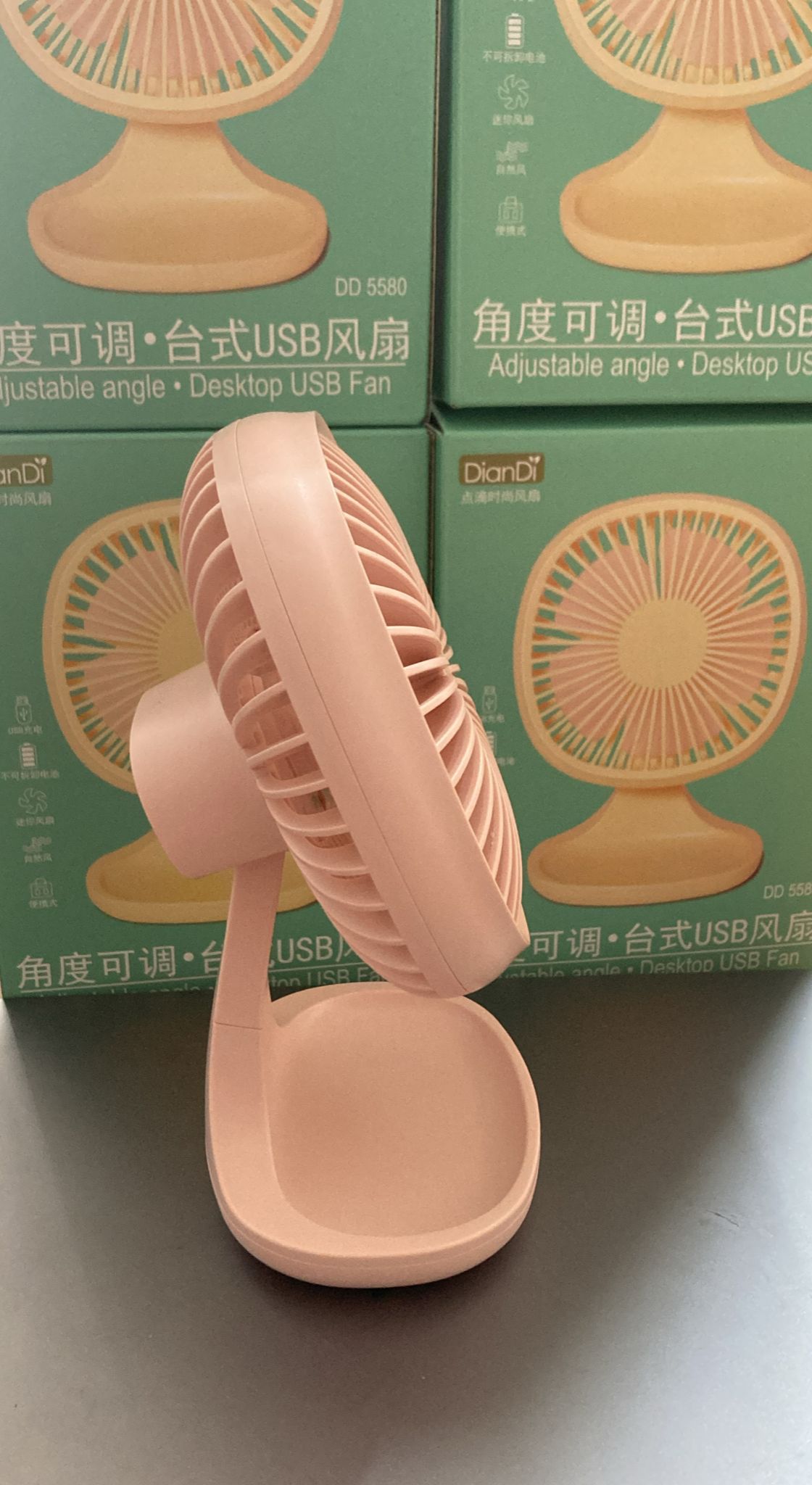 Bilişim Burada YM88192A DD5580 Masaüstü Oynar Başlıklı Fan Pembe